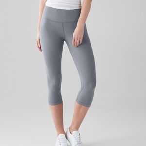 Lululemon Align Crop Slate Gray